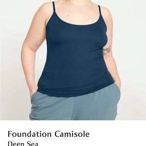 Universal Standard Foundation cami in discontinued Navy